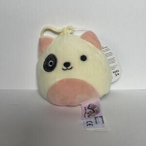 Squishmallows Charlie The Dog 3.5 inch Clip NWT